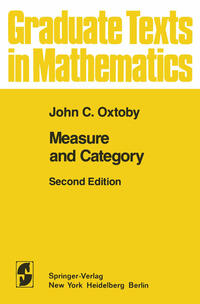 Vorderes Coverbild Measure and Category