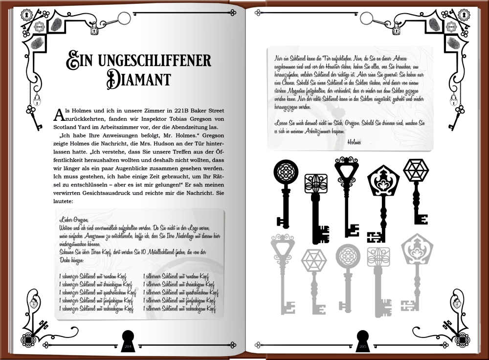 Beispielinhalt (Bild) Sherlocked