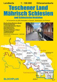 Vorderes Coverbild Landkarte Teschener Land/Mährisch Schlesien