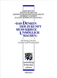 Vorderes Coverbild „Das Denken der Zukunft muß Kriege unmöglich machen“