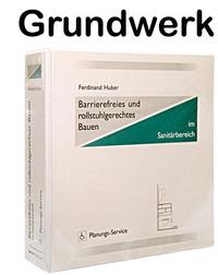 Vorderes Coverbild Barrierefreies und rollstuhlgerechtes Bauen, Grundwerk