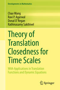 Vorderes Coverbild Theory of Translation Closedness for Time Scales