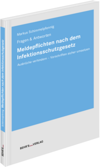 Vorderes Coverbild Meldepflichten nach dem Infektionsschutzgesetz