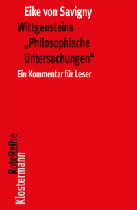 Vorderes Coverbild Wittgensteins "Philosophische Untersuchungen"