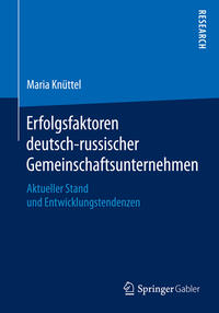 Vorderes Coverbild Erfolgsfaktoren deutsch-russischer Gemeinschaftsunternehmen