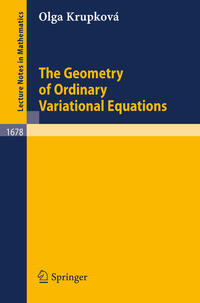 Vorderes Coverbild The Geometry of Ordinary Variational Equations