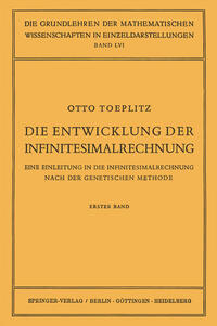 Vorderes Coverbild Die Entwicklung der Infinitesimalrechnung