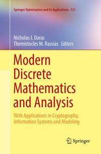 Vorderes Coverbild Modern Discrete Mathematics and Analysis