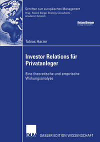 Vorderes Coverbild Investor Relations für Privatanleger