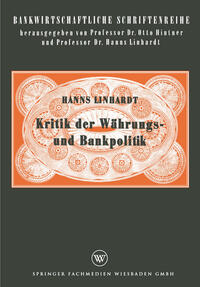 Vorderes Coverbild Kritik der Währungs- und Bankpolitik
