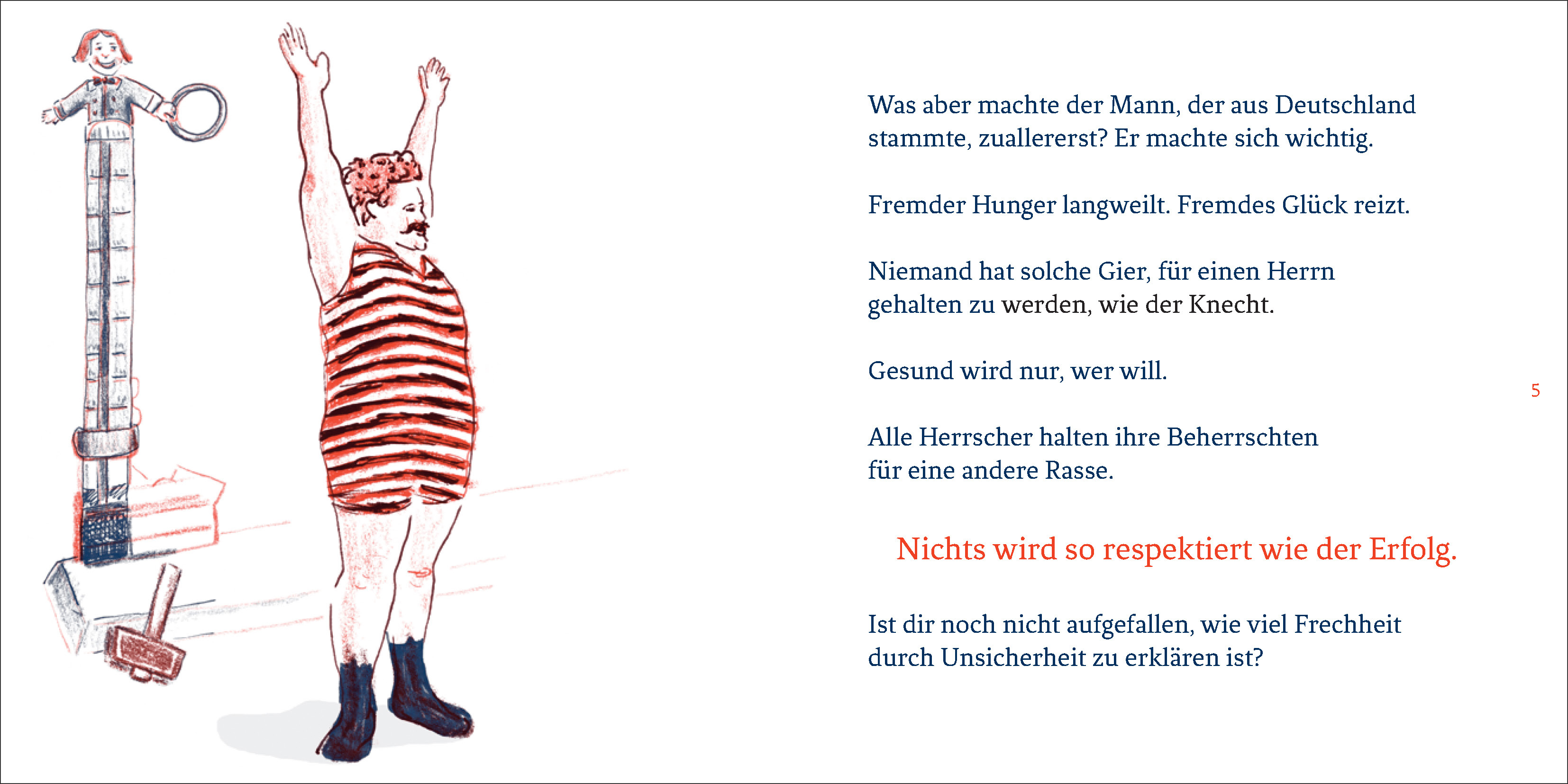 Beispielinhalt (Bild) Es geht nirgends so merkwürdig zu wie auf der Welt