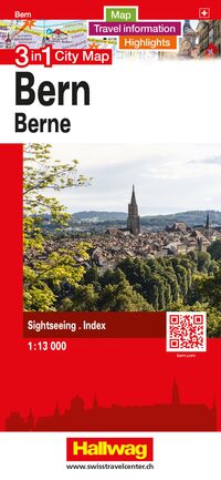 Vorderes Coverbild Hallwag Stadtplan Bern