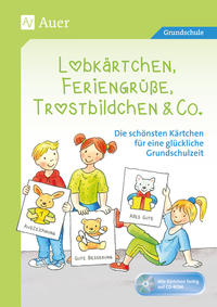 Vorderes Coverbild Lobkärtchen, Feriengrüße, Trostbildchen & Co.