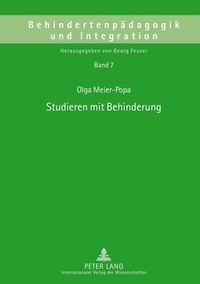 Vorderes Coverbild Studieren mit Behinderung
