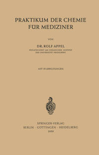 Vorderes Coverbild Praktikum der Chemie für Mediziner