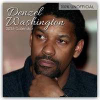 Vorderes Coverbild Denzel Washington 2026 – 16-Monatskalender