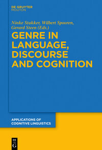 Vorderes Coverbild Genre in Language, Discourse and Cognition