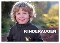 Vorderes Coverbild Kinderaugen / Geburtstagskalender (Wandkalender 2025 DIN A2 quer), CALVENDO Monatskalender