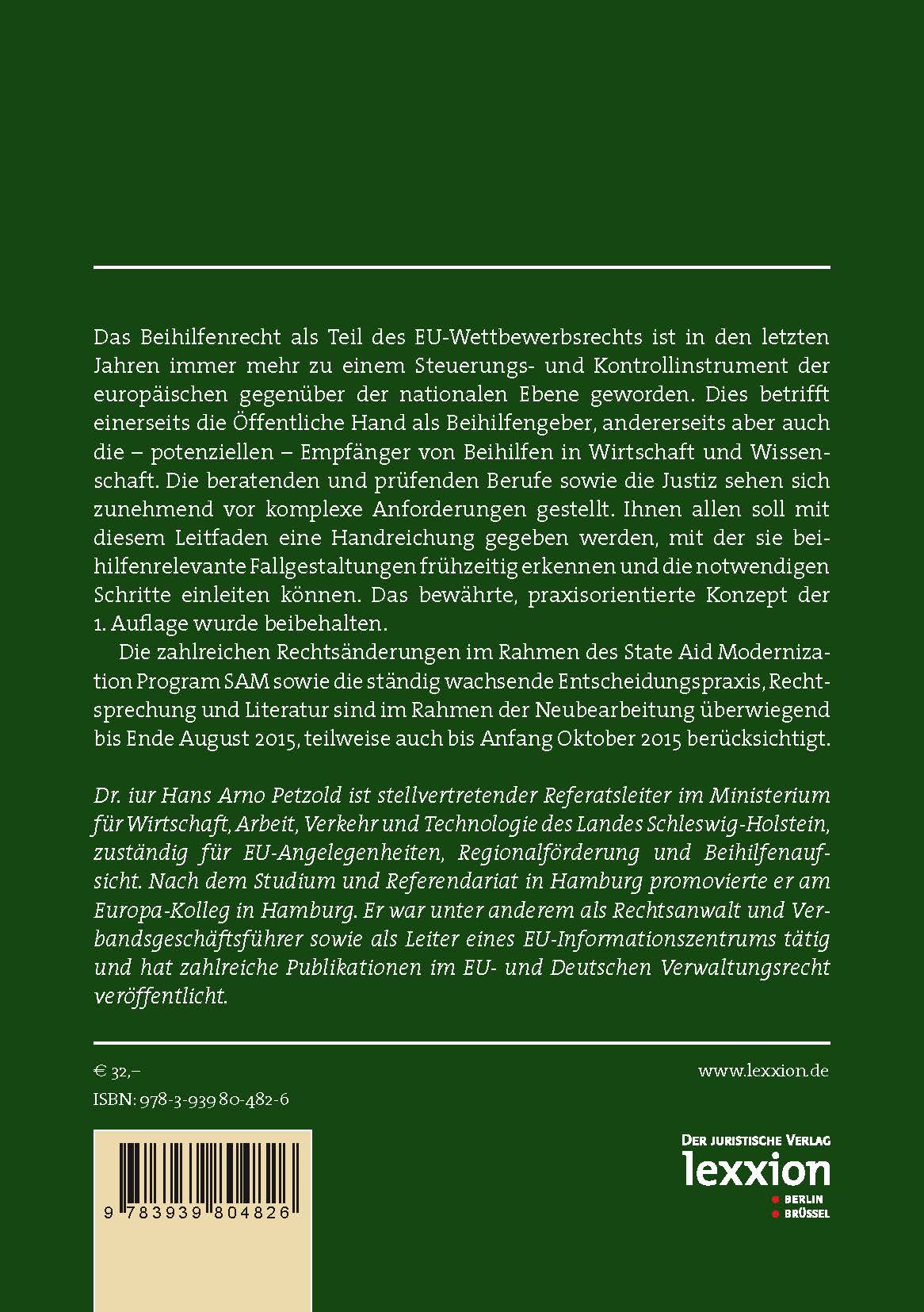 Rückseitencover Beihilfenkontrolle im Europäischen Mehrebenensystem