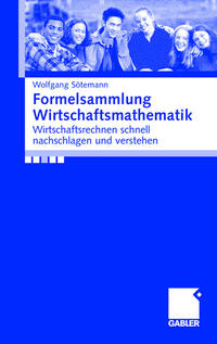 Vorderes Coverbild Formelsammlung Wirtschaftsmathematik