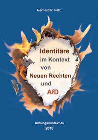 Vorderes Coverbild Identitäre im Kontext von Neuen Rechten und AfD