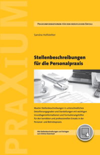 Vorderes Coverbild Stellenbeschreibungen für die Personalpraxis