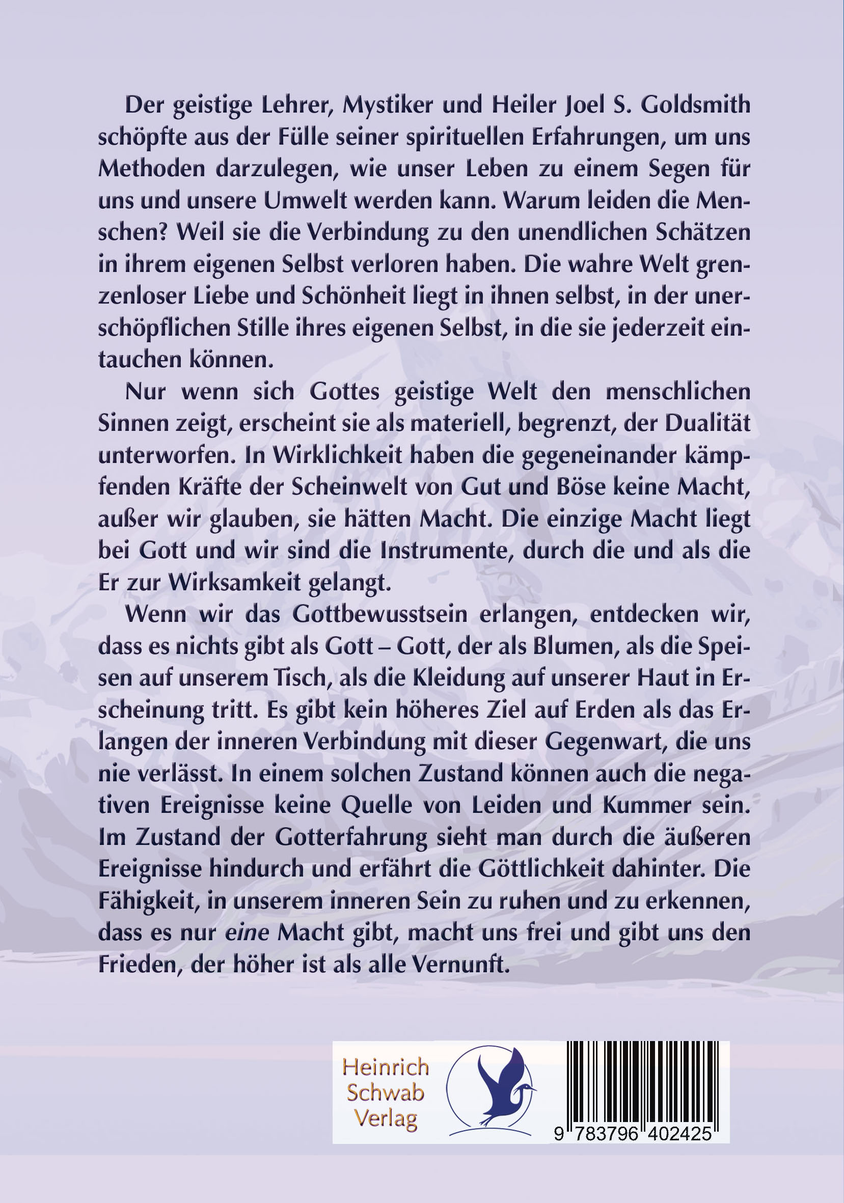 Rückseitencover Der Donner der Stille