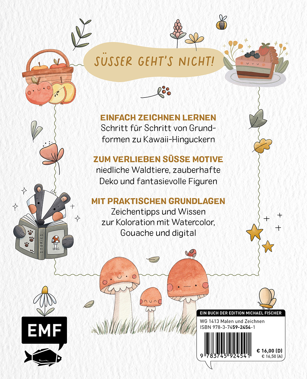 Rückseitencover Zeichnen – Cute and Cosy
