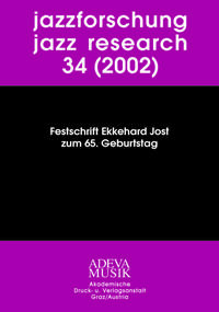 Vorderes Coverbild Jazzforschung - Jazz Research / Jazzforschung - Jazz Research