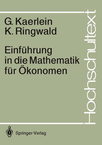 Vorderes Coverbild Einführung in die Mathematik für Ökonomen
