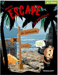 Vorderes Coverbild Abenteuer Escape. Ein Rätselheft. Die Schatzinsel - Wer findet den Piratenschatz?