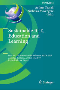 Vorderes Coverbild Sustainable ICT, Education and Learning