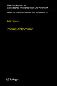 Vorderes Coverbild Interne Abkommen