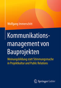 Vorderes Coverbild Kommunikationsmanagement von Bauprojekten