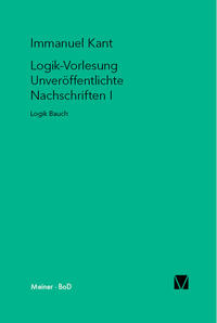 Vorderes Coverbild Logik-Vorlesung. Unveröffentlichte Nachschriften I
