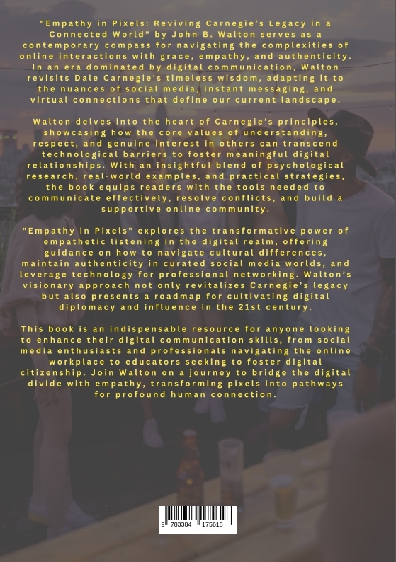 Rückseitencover Empathy in Pixels