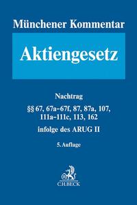 Vorderes Coverbild Münchener Kommentar zum Aktiengesetz Band 1a/2a: Nachtrag