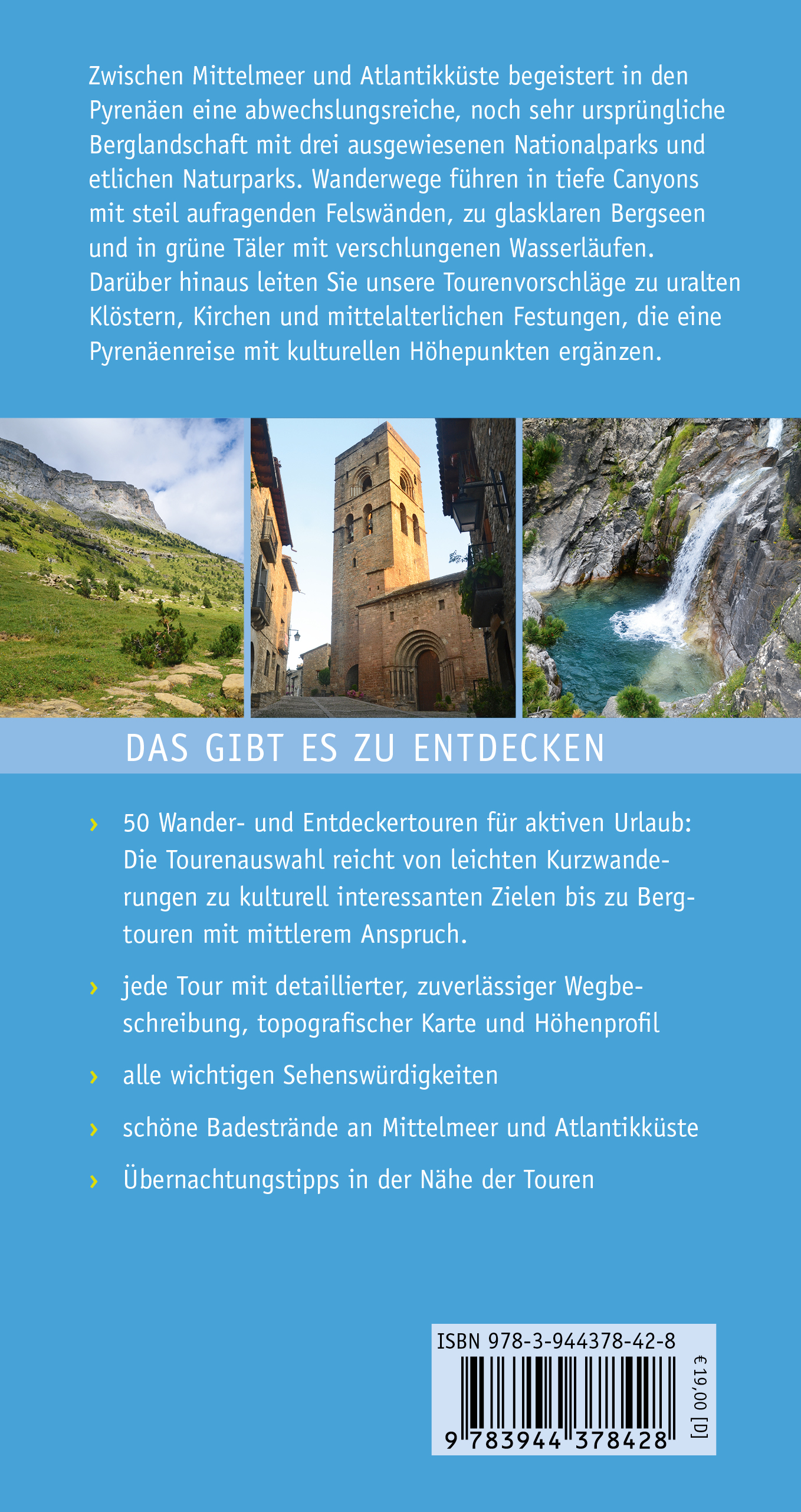 Rückseitencover Naturzeit aktiv: Pyrenäen