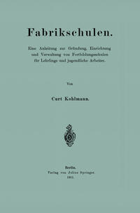 Vorderes Coverbild Fabrikschulen
