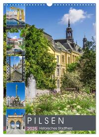 Vorderes Coverbild PILSEN Historisches Stadtherz (Wandkalender 2025 DIN A3 hoch), CALVENDO Monatskalender