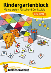 Vorderes Coverbild Kindergartenblock ab 3 Jahre - Meine ersten Rätsel und Denkspiele