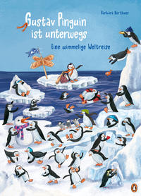 Vorderes Coverbild Gustav Pinguin ist unterwegs – Eine wimmelige Weltreise