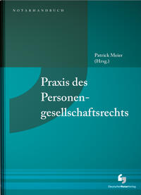 Vorderes Coverbild Praxis des Personengesellschaftsrechts