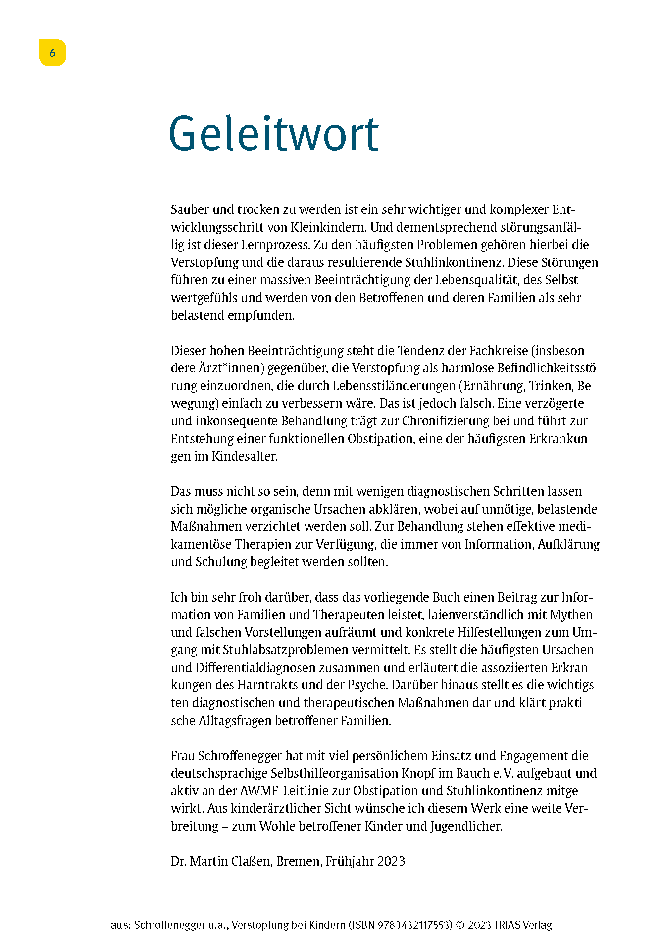Beispielinhalt (Bild) Verstopfung bei Kindern