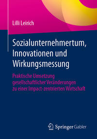 Vorderes Coverbild Sozialunternehmertum, Innovationen und Wirkungsmessung