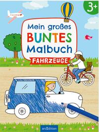 Vorderes Coverbild Mein großes buntes Malbuch – Fahrzeuge
