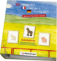 Vorderes Coverbild „... that`s it! 1 ... c`est ça! 1 ... richtig so! 1“ – Substantive