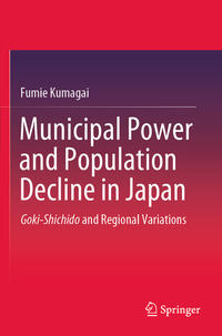 Vorderes Coverbild Municipal Power and Population Decline in Japan