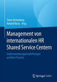 Vorderes Coverbild Management von internationalen HR Shared Service Centern
