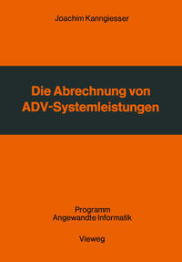 Vorderes Coverbild Die Abrechnung von ADV-Systemleistungen